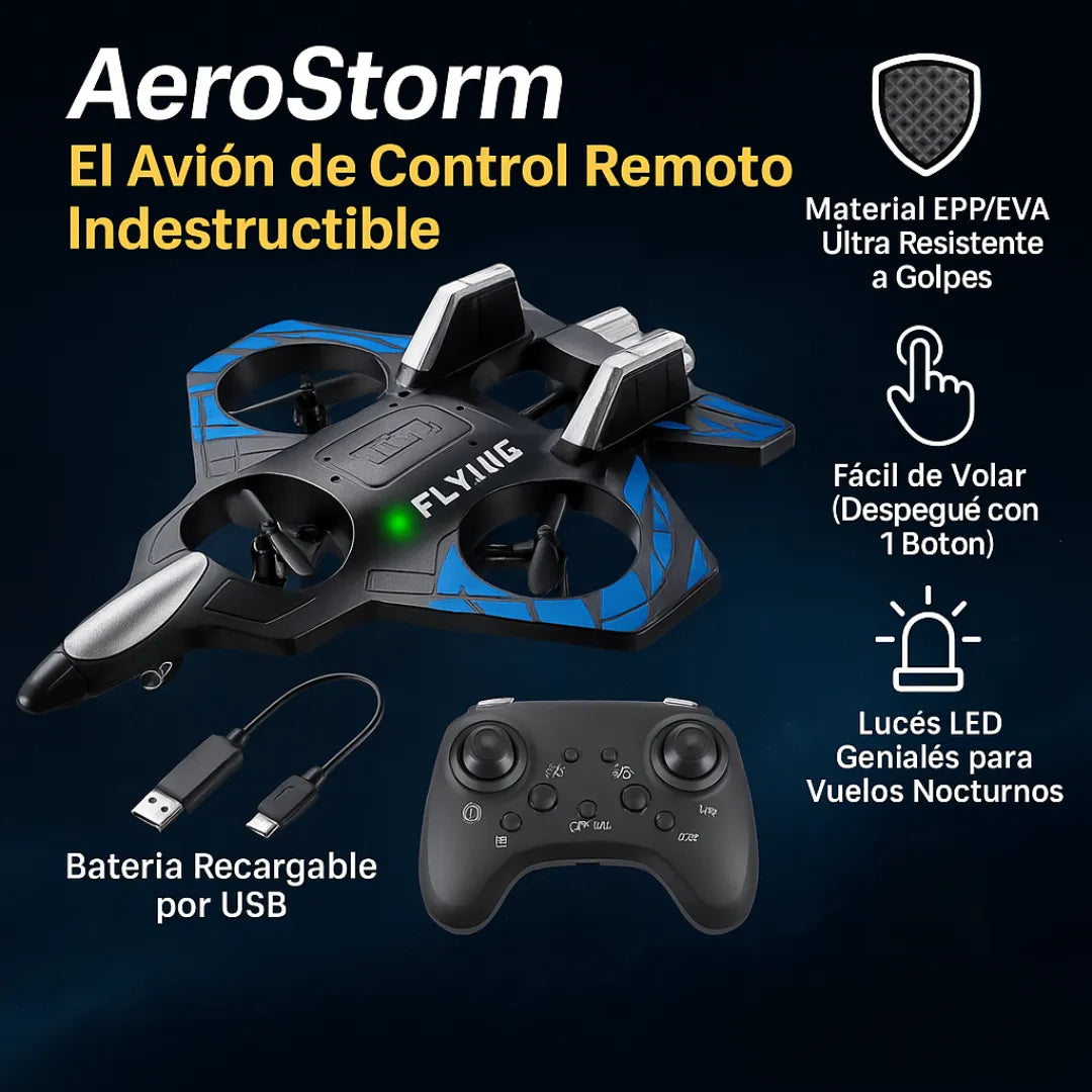 AeroStorm - Avión drone Control Remoto